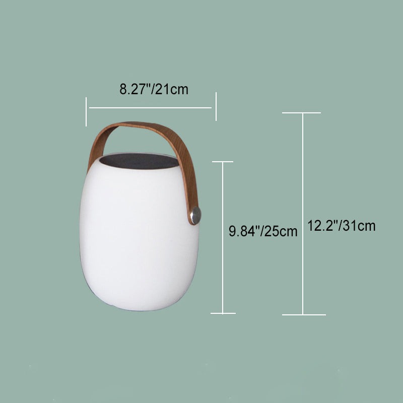 Aire portable outdoor lantern Large size dimensions, 8.27 in / 21 cm width, 9.84 in / 25 cm depth, 12.2 in / 31 cm height