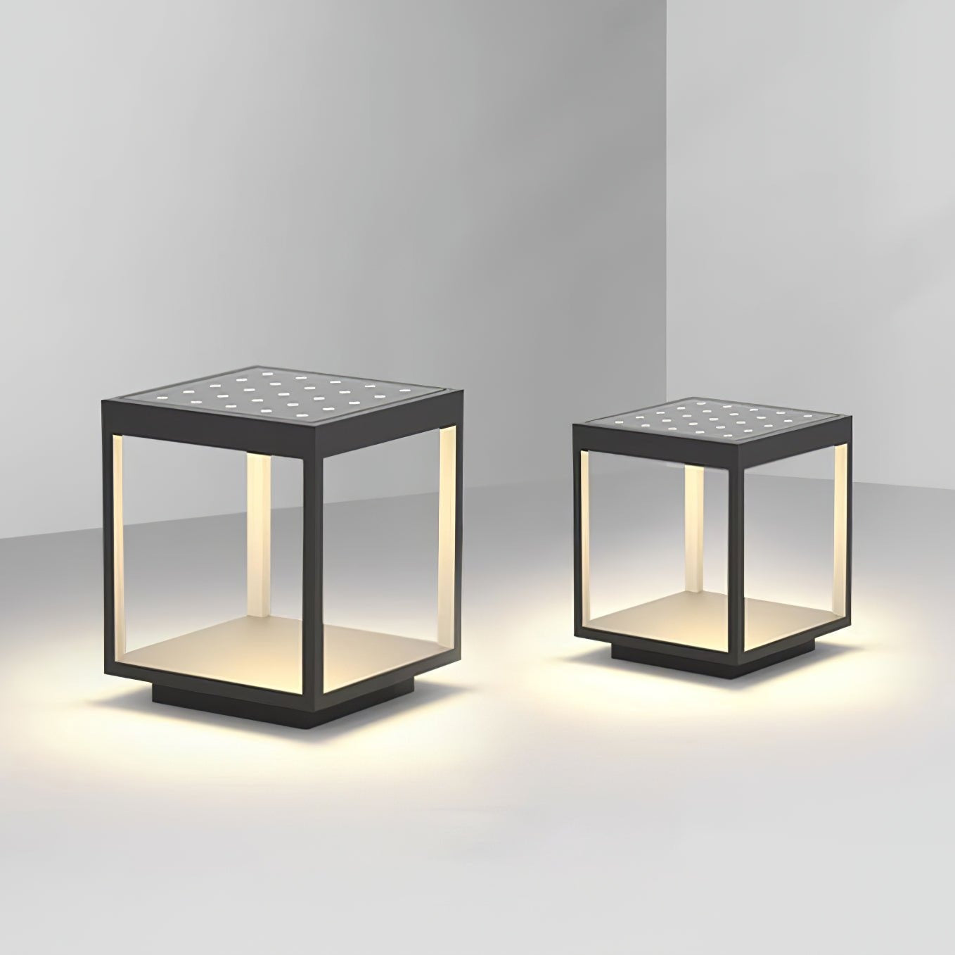 Alcabrichel solar light panel collecting daytime sunlight
