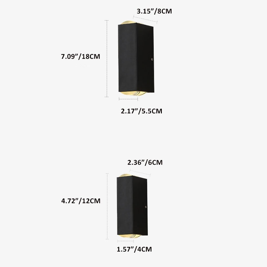 Alcobaça sconce specifications and beam configuration