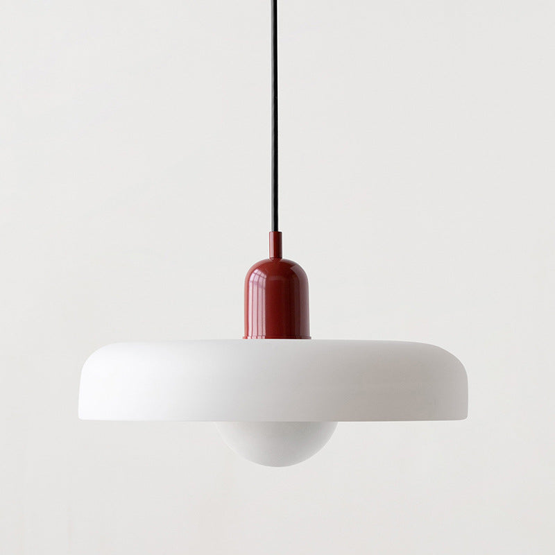 Bragança Stained Glass Orb Pendant Light full length view of the cord and glass orb together