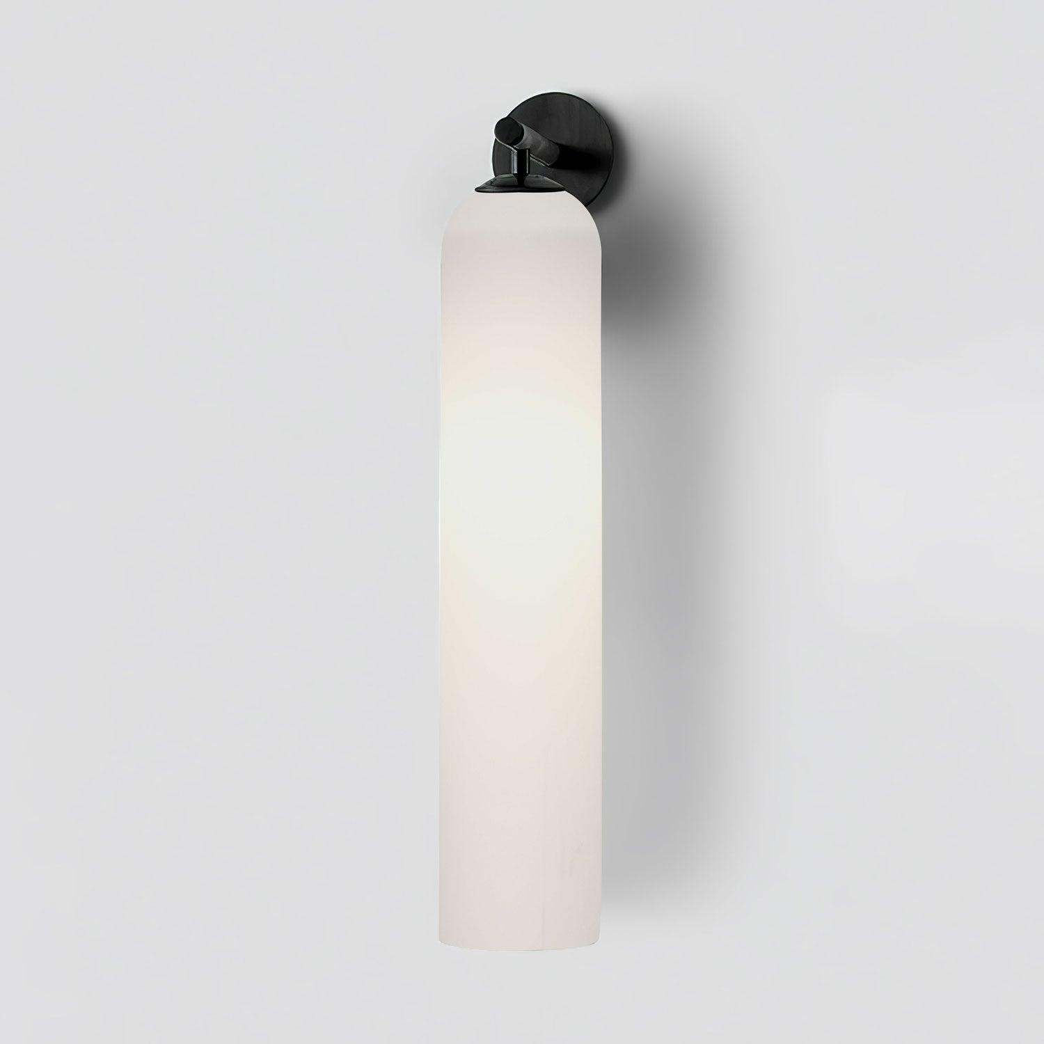 Sortelha wall sconce iron stem and fitting shown from the side product view