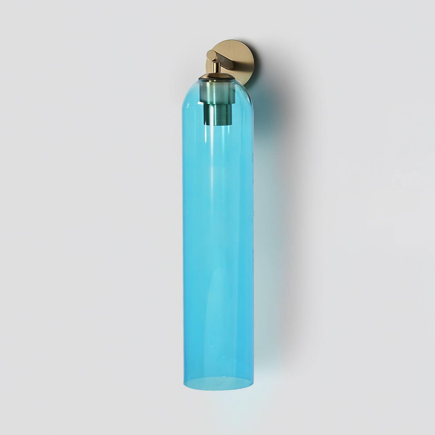 Sortelha wall sconce full piece shown upright on neutral studio background