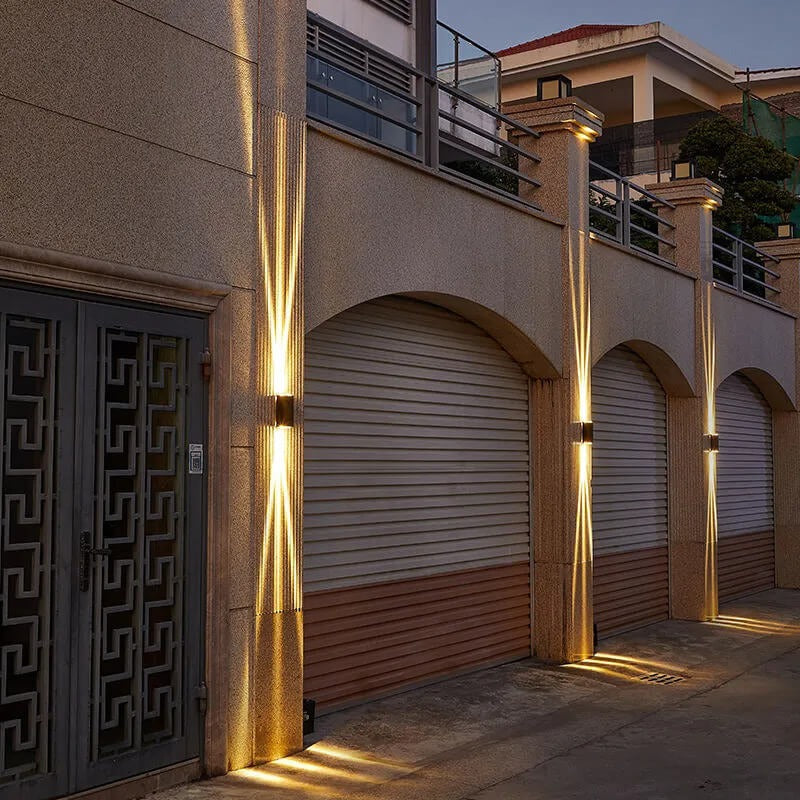 Alcobaça sconce outdoor fence or garden wall installation